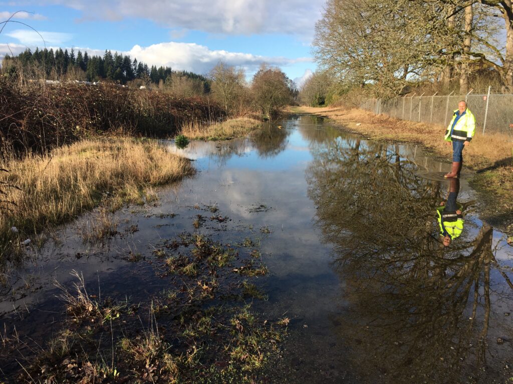 site visit at Flett Creek Watershed