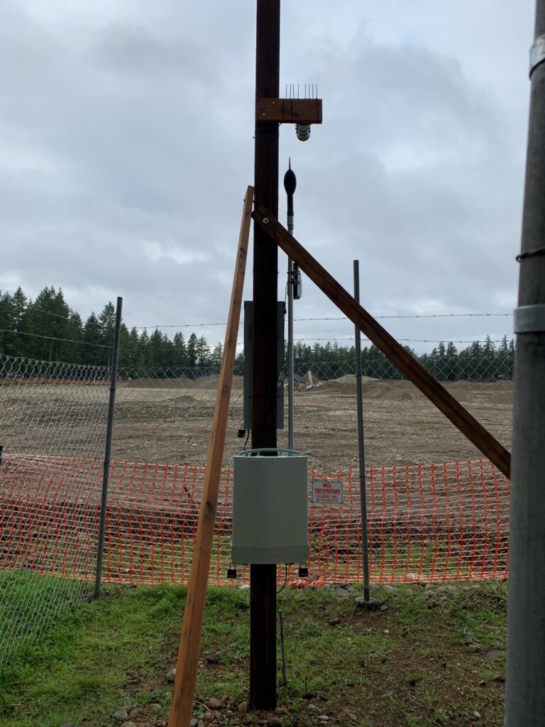 Noise monitoring system at Pacific Raceways